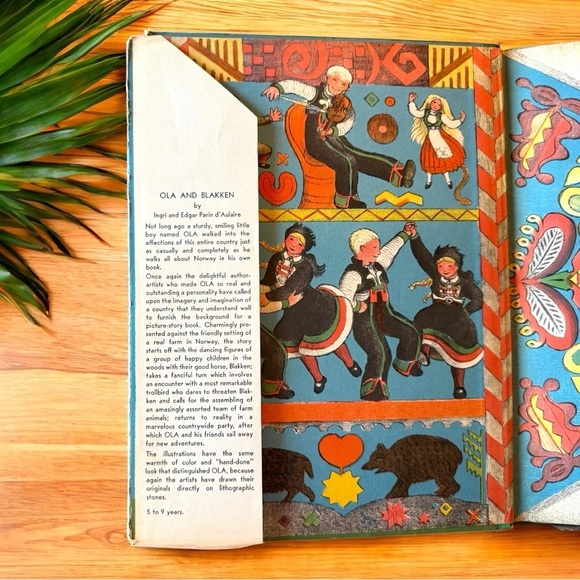 VINTAGE 1936 Ola and Blakken by Ingri & Edgar Parin d’Aulaire - Doubleday - Picture 8 of 14